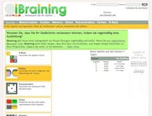 Tablet Screenshot of de.ibraining.com